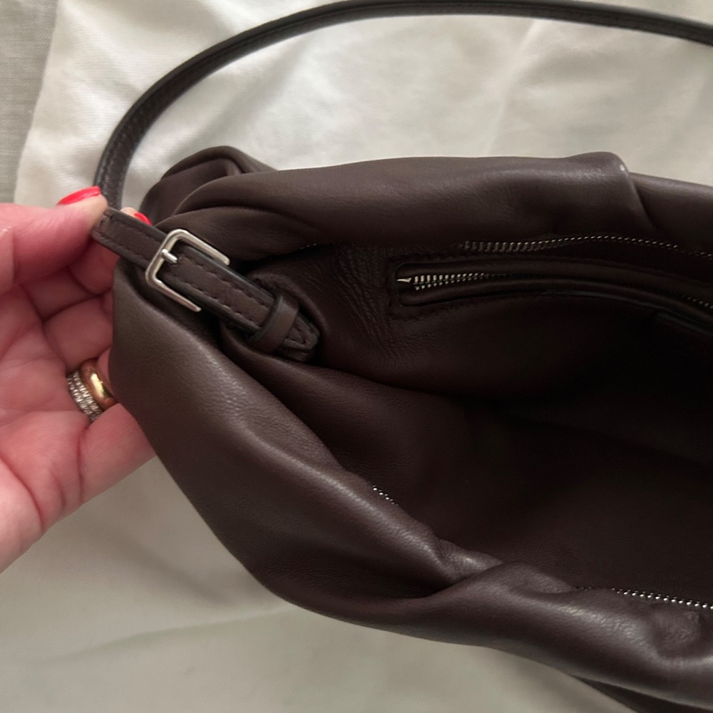 The Row  XL Bourse Bag in Dark Khaki - Picture 5 of 9